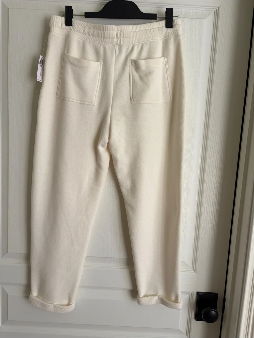 Soma Cream Drawstring Track Joggers